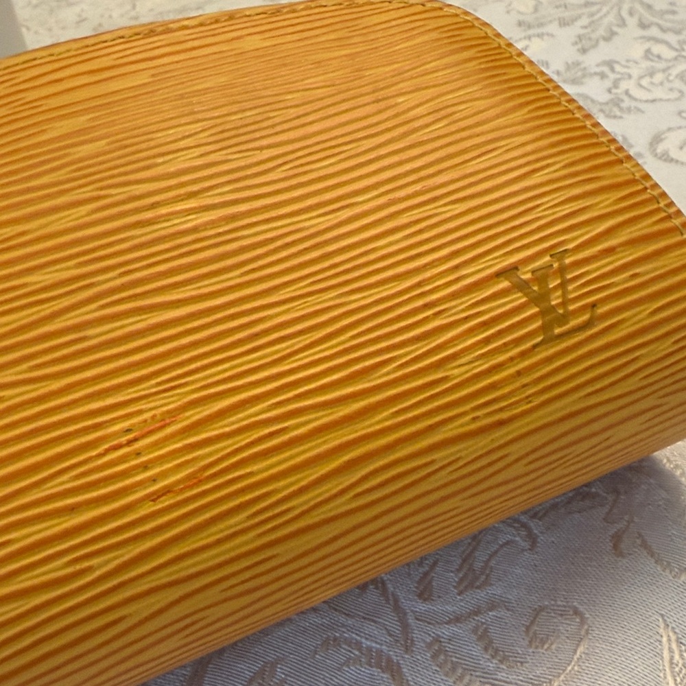 Louis Vuitton Yellow Epi Pouch - Picture 12 of 14